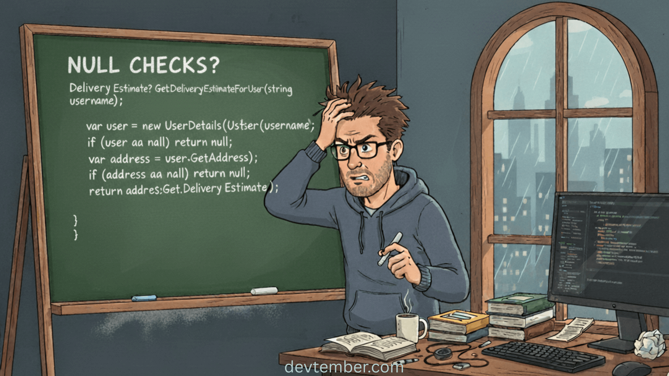 The only thing you need to reduce nulls: Monad